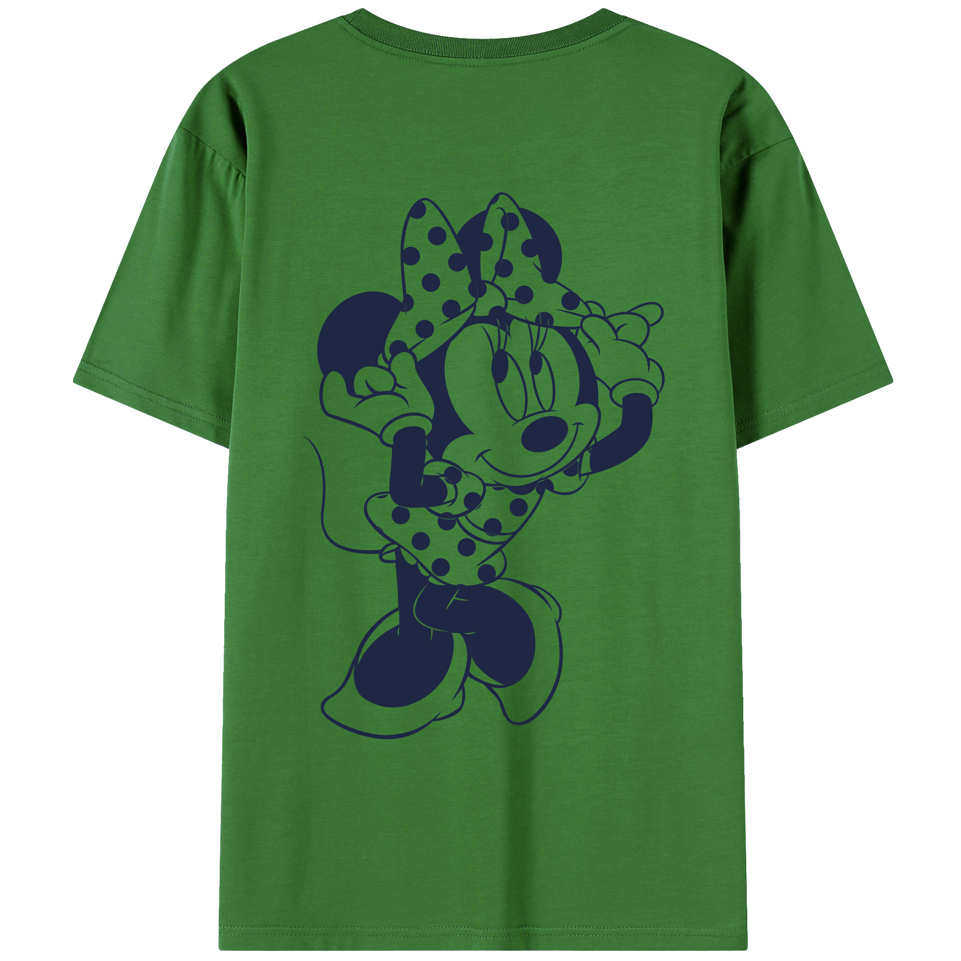（画像用） ミッキーマウス Mickey Mouse レディース半袖Tシャツ(バックプリント)